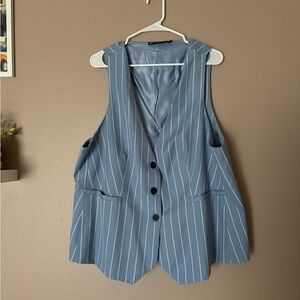 New York & Company Pinstripe Vest